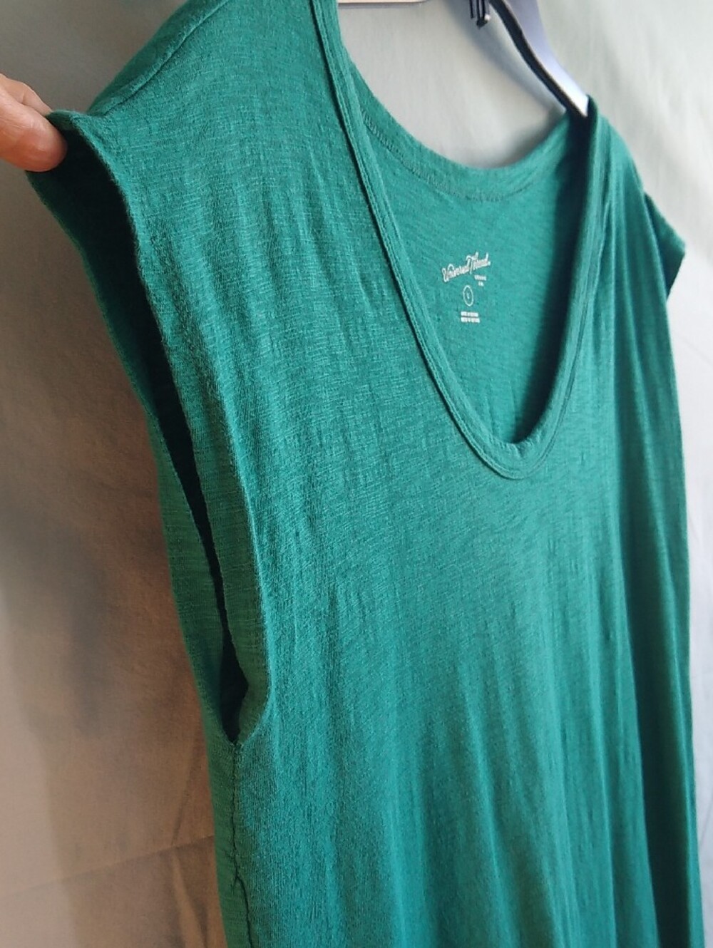 Universal Thread L Green Scoop Neck Maxi Dress - Picture 3 of 5